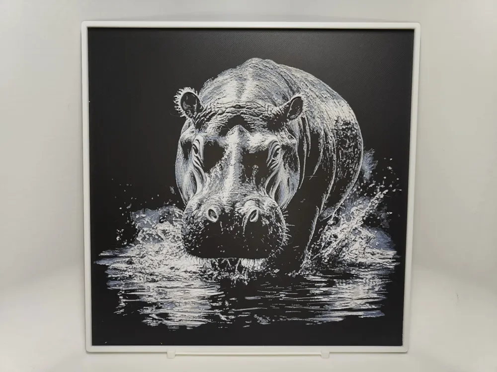 Hippo - Hueforge by BeaN HueForge model: Hippo - Hueforge by BeaN