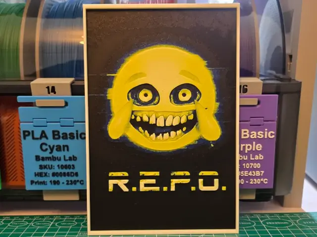 R.E.P.O. Poster - Hueforge Art