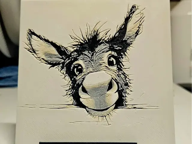 HueForge model: Funny Donkey by Mano's 3d_Art