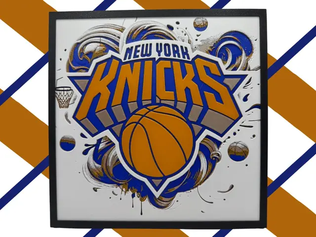 HueForge model: New York Knicks - NBA Hueforge by Canadian Gamer