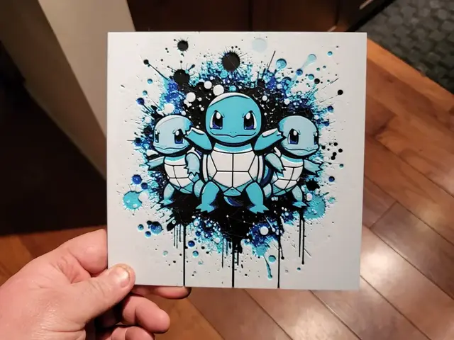 HueForge model: Graffiti Squirtle Hueforge by 3Ree Printing
