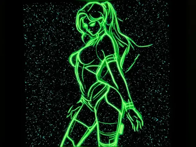 HueForge model: Glow in the Dark Silhouette Hueforge 1 by Hey Ben