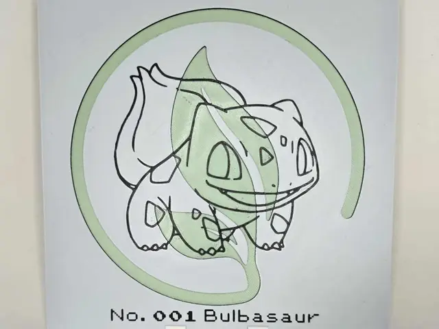 HueForge model: Minimalistic Bulbasaur Hueforge by 3Ree Printing