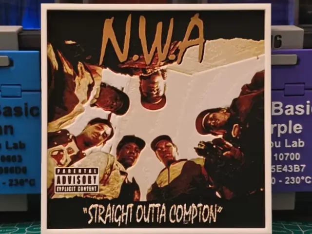HueForge model: N.W.A "Straight Outta Compton" Album - Hueforge by Lumpy3D