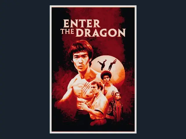 HueForge model: Enter the Dragon (Movie Poster - HueForge) by HugheCraft