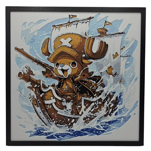 HueForge model: Chopper - Chibi Edition - One Piece Hueforge by Canadian Gamer