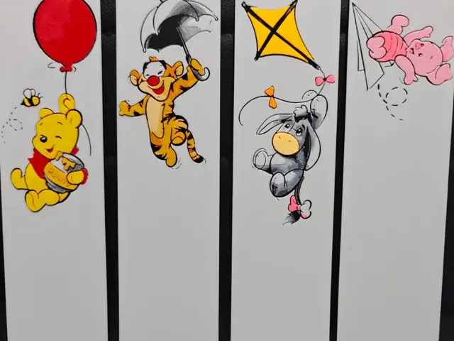 HueForge model: Tigger Bookmark Winnie The Pooh set by TheHueforgeLady