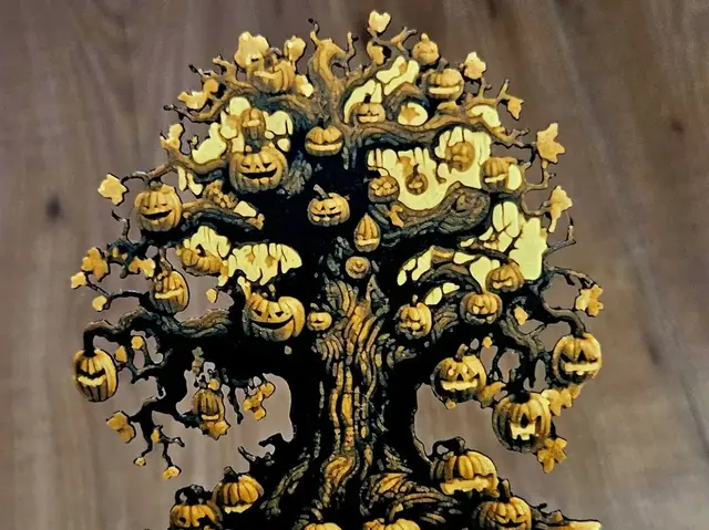 HueForge model: Halloween Pumpkin three by Mano's 3d_Art