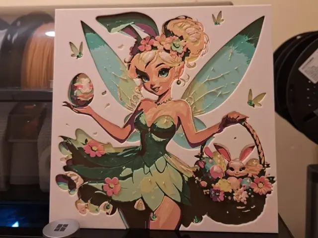 HueForge model: Tinkerbell easter - hueforge by 3dGlow