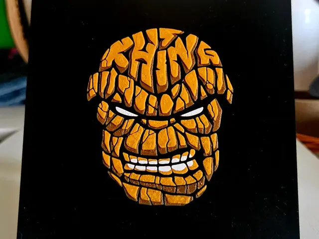 Thing letters Fantastic Four