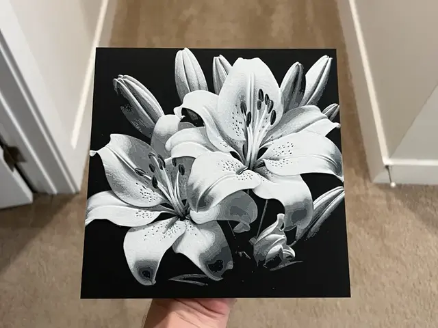 HueForge model: Lilium Flower Art Hueforge by RP47 Designs