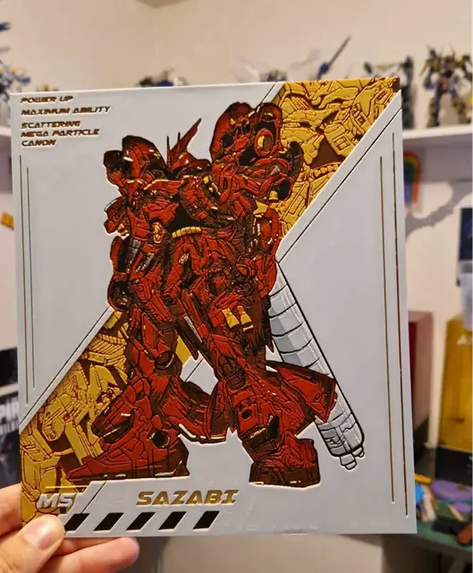 HueForge model: Sazabi - Gundam Hueforge by Dakiren