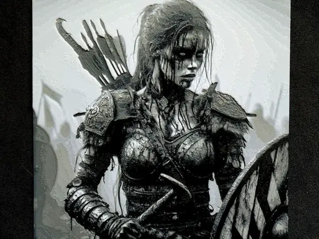 HueForge model: Shieldmaiden HueForge by fD.667