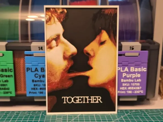 HueForge model: Together Movie Poster - Hueforge Art by Lumpy3D