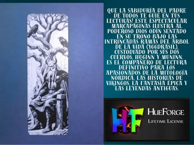 HueForge model: Bookmark Odin Allfather by FYTY112