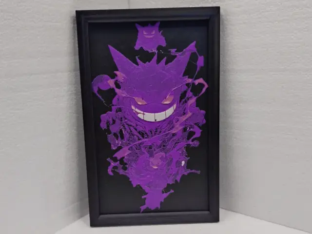 HueForge model: Pokemon Gengar II by Asgar3D