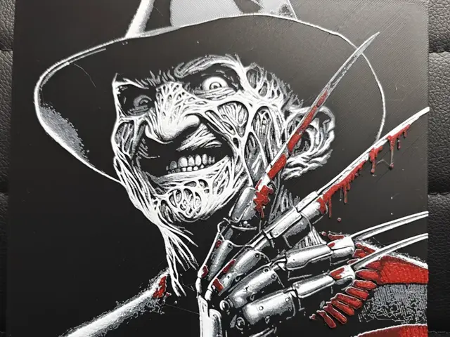 HueForge model: Freddy Krueger by TheHueforgeLady