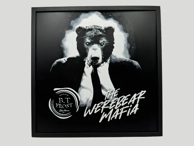 HueForge model: The Werebear Mafia - Detective Runewall Series by Canadian Gamer