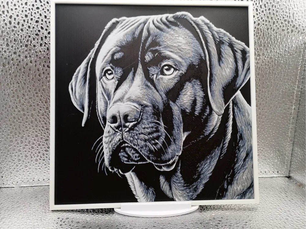 Canarian Mastiff – Hueforge 3D-Printed Artwork by Borishotch Industries HueForge model: Canarian Mastiff – Hueforge 3D-Printed Artwork by Borishotch Industries
