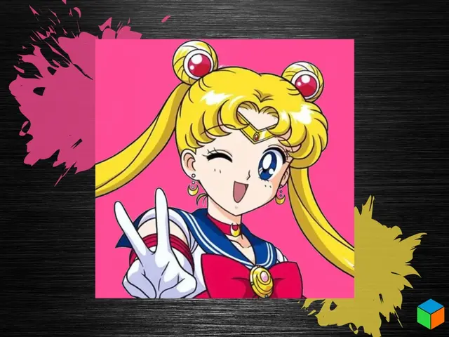 HueForge model: 🌙 Sailor Moon — November Retro Anime Collection 🌙 by 3D Prints By Vic