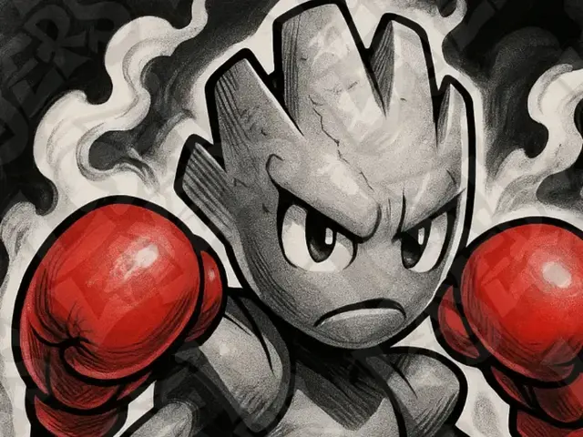 HueForge model: 200x400 Hitmonchan Hueforge by LoFi Layers