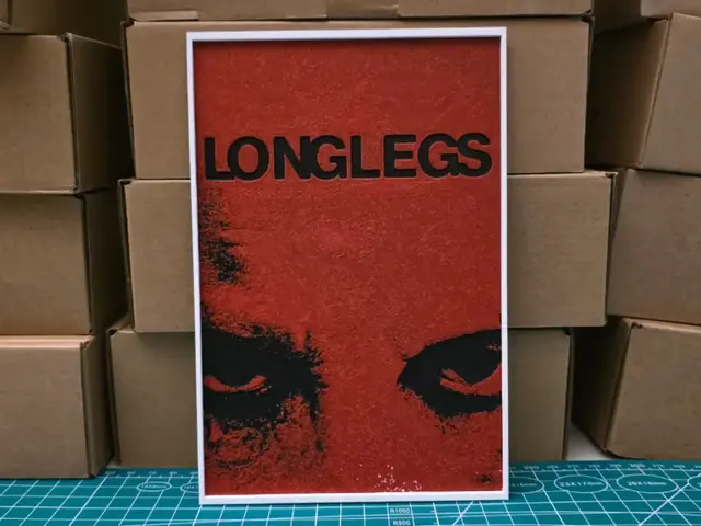 HueForge model: Longlegs Movie Poster - Hueforge Art by Lumpy3D