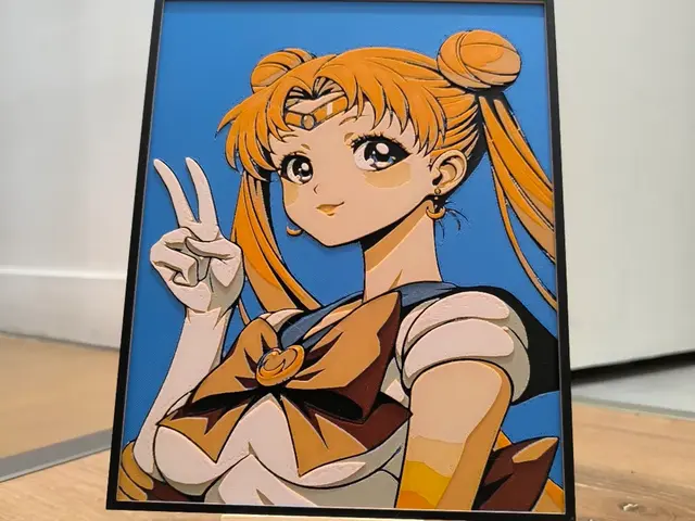 HueForge model: Sailor Moon by Dark behelit