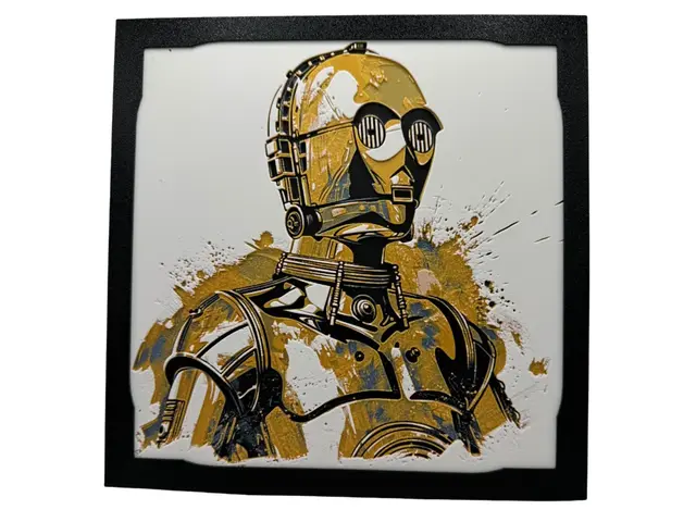 HueForge model: C3PO - Star Wars Hueforge by Canadian Gamer