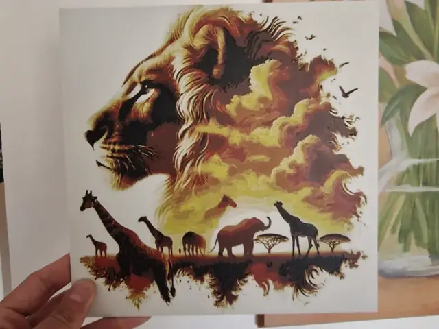 HueForge model: the African savannah Hueforge by Dakiren
