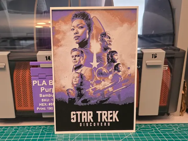 Star Trek: Discovery Series Poster - Hueforge Art