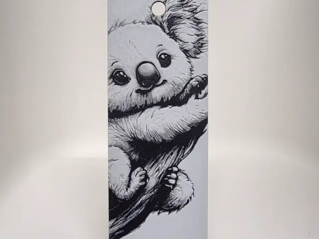 HueForge model: Koala Bear Bookmark by Morganja