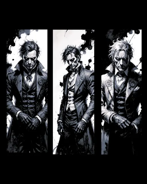 HueForge model: Dr. Jekyll is as scary as Mr. Hyde - Set of Horror Bookmarks by BooneCo3d