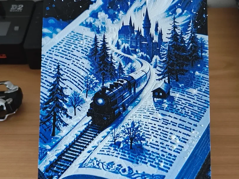 Hogwarts Fantasy HueForge Harry Potter by enricoRE HueForge model: Hogwarts Fantasy HueForge Harry Potter by enricoRE