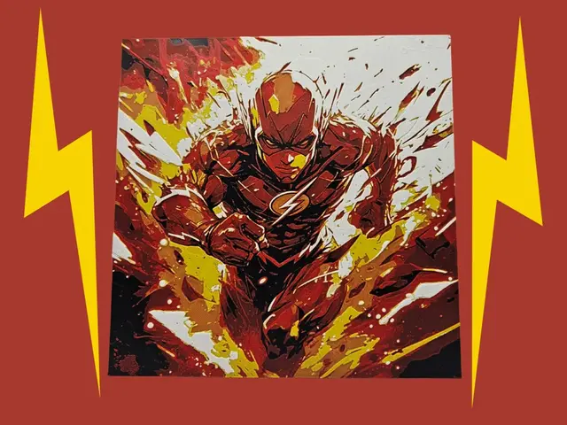 HueForge model: The Flash (DC Comics) by BusyKikiBee