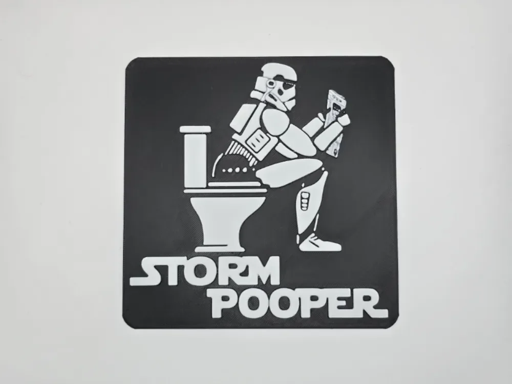 Sign Storm Pooper by Kactus Fpv HueForge model: Sign Storm Pooper by Kactus Fpv