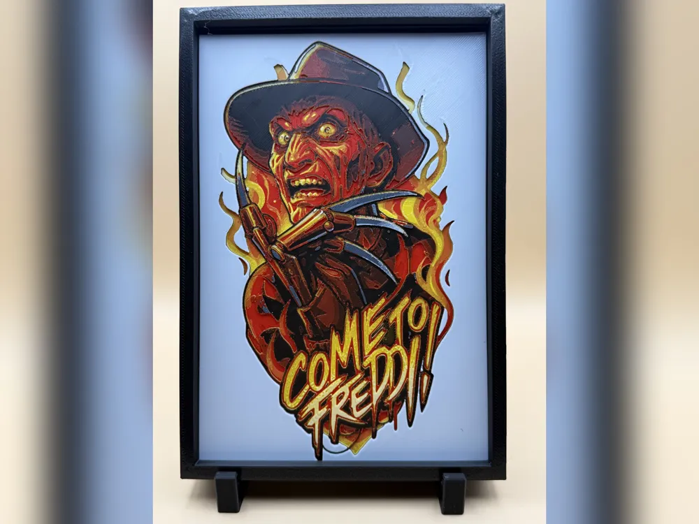 Come to Freddy Halloween HueForge Print by Thadius HueForge model: Come to Freddy Halloween HueForge Print by Thadius