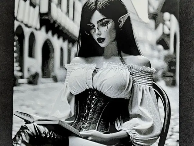 HueForge model: Elf girl II. HueForge by fD.667