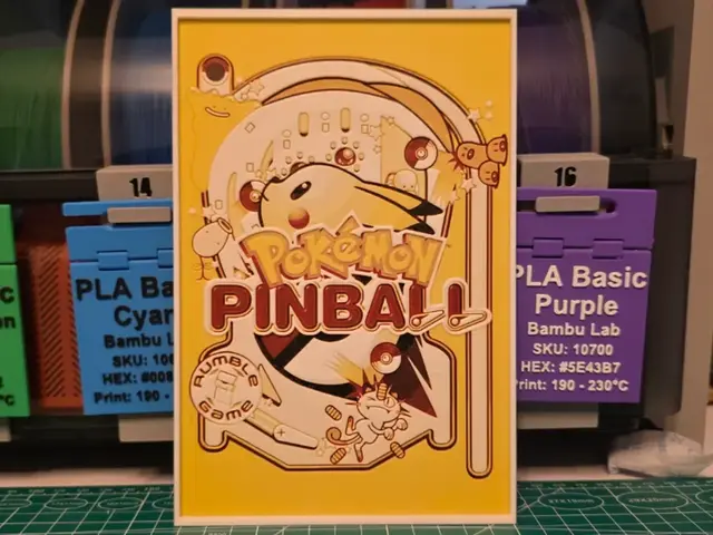 Pokémon Pinball Poster - Hueforge Art
