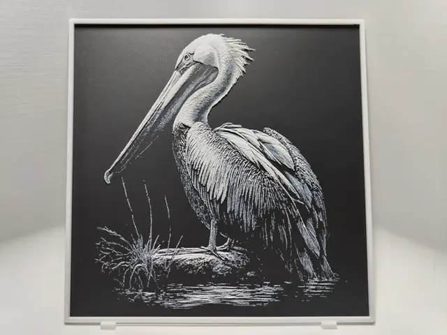 HueForge model: Pelican - Hueforge by BeaN