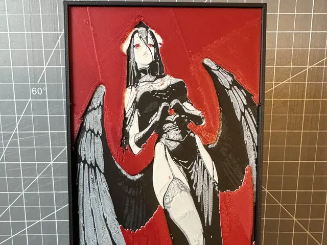 HueForge model: 4x8 hueforge of Albedo from Overlord by SBC Creations
