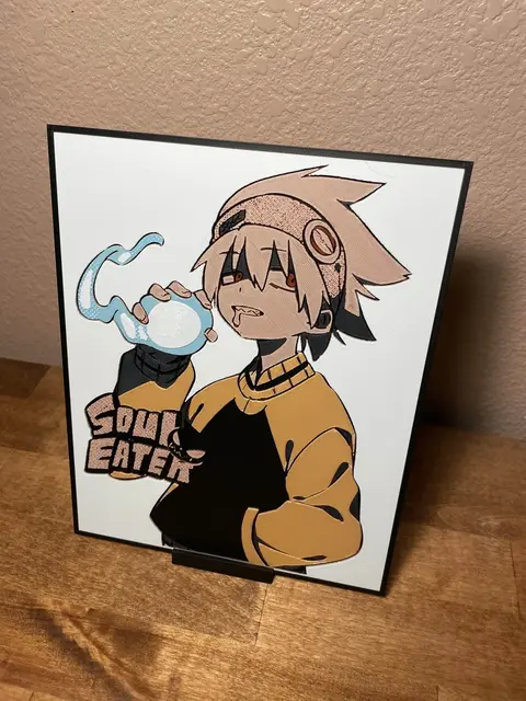 HueForge model: Soul - Soul Eater by Cloudy Nostalgia