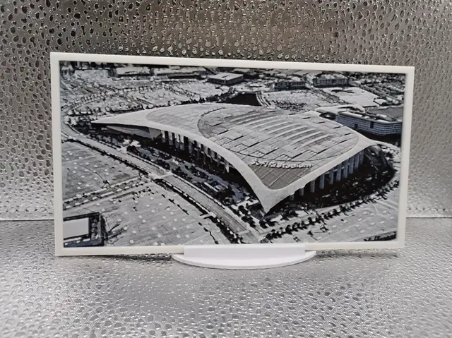 HueForge model: Los Angeles Rams – SoFi Stadium Hueforge by Borishotch Industries