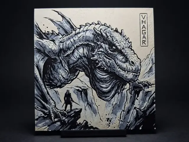 Aemond & Vhagar - Hueforge Wall Art