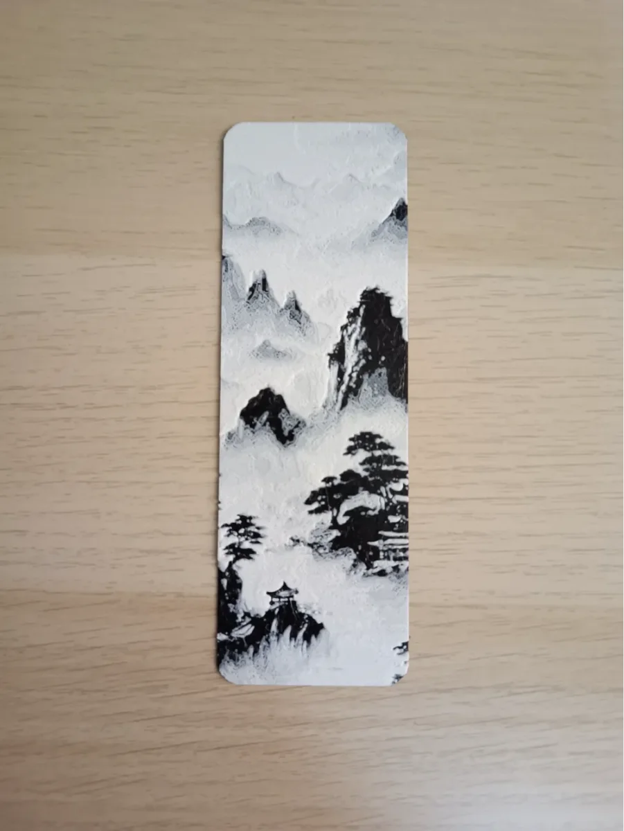 Japanese Landscape Bookmark by Atrus Design HueForge model: Japanese Landscape Bookmark by Atrus Design