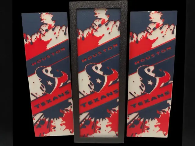 HueForge model: Houston Texans 50mm x 150mm Bookmark by MythicHue's