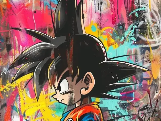 HueForge model: urban goku hueforge by LuisArnauth