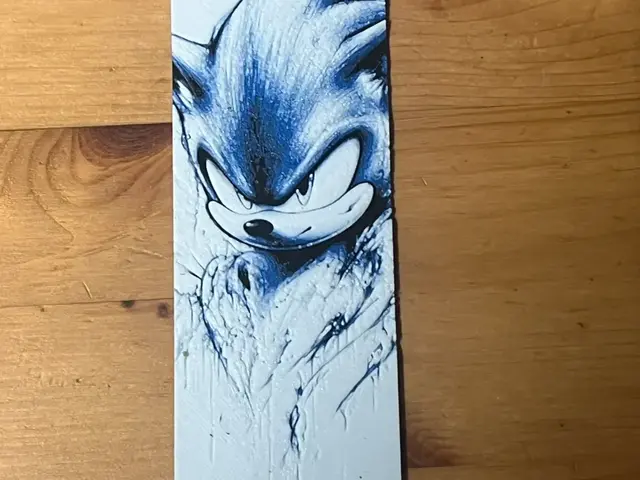 HueForge model: sonic bookmark by Morganja