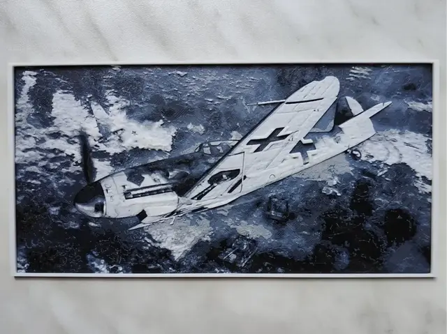HueForge model: Messerschmitt Bf 109 G-10 - Hueforge by BeaN