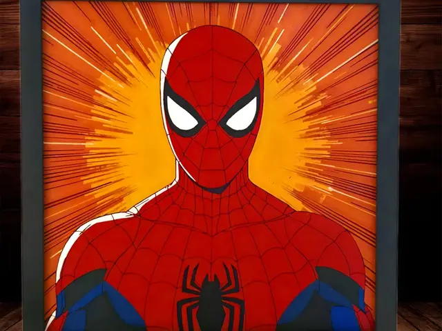 HueForge model: Spiderman - 6 colour by Side Quest Hues