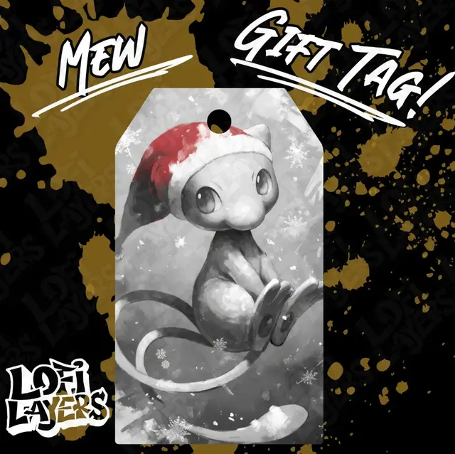 HueForge model: Mew Gift Tag Hueforge by LoFi Layers